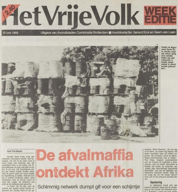 Afvalmaffia. Vrije Volk